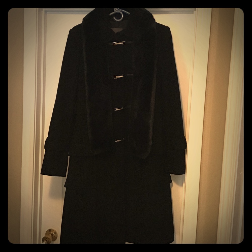 Black Mexx Jacket with Detachable Fur